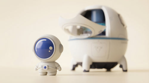 Humidificador Infantil Ninno™ | Nave Espacial con Luz Nocturna
