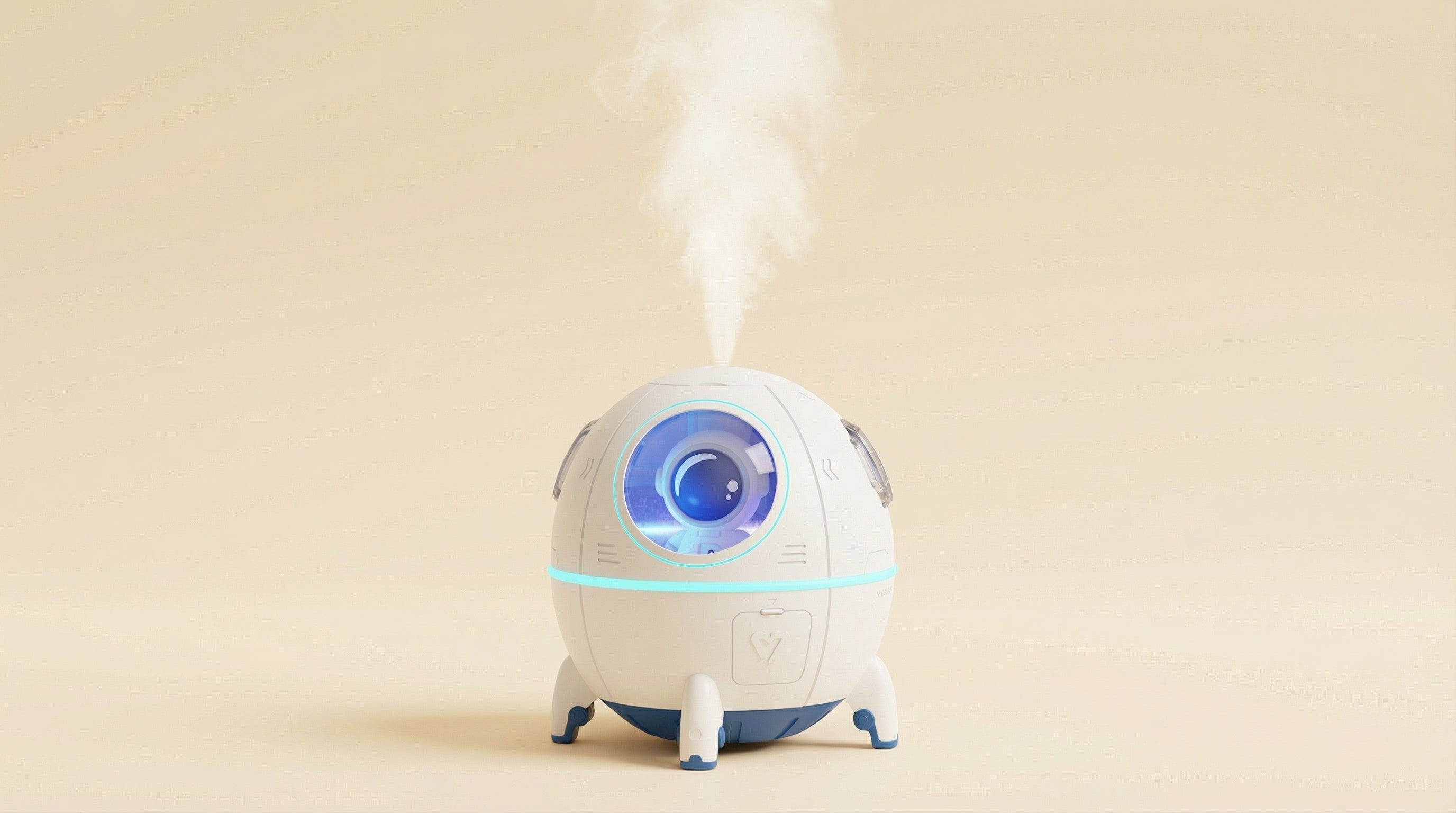 Humidificador Infantil Ninno™ | Nave Espacial con Luz Nocturna